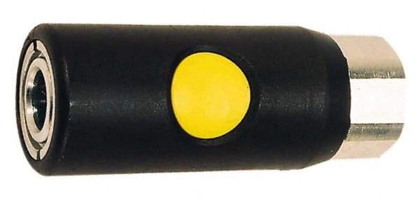 Prevost - 3/8 Female NPT ARO Pneumatic Hose Safety Coupler - Composite, 1/4" Body Diam - Apex Tool & Supply