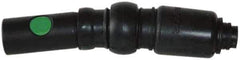 Prevost - 1/4 Swivel NPT European High Flow Pneumatic Hose Safety Coupler - Composite, 3/8" Body Diam - Apex Tool & Supply