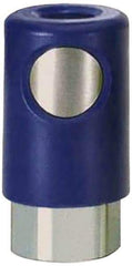Prevost - 1/2 Female NPT Industrial Pneumatic Hose Coupler - Composite, 3/8" Body Diam - Apex Tool & Supply