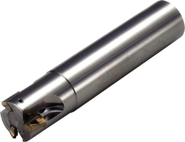 Kyocera - 32mm Cut Diam, 10mm Max Depth of Cut, 63mm OAL, Indexable Square Shoulder End Mill - BDGT 11T3, BDMT 11T3 Inserts, M16 Modular Connection, 90° Lead Angle, Through Coolant - Apex Tool & Supply