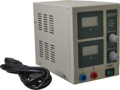 Extech - 54 Watt, 3 Amp, 18 VDC Output, Benchtop Power Supply - 1 Output, LCD Display - Apex Tool & Supply
