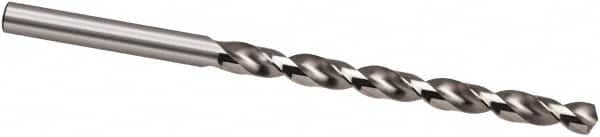 Taper Length Drill Bit: 0.2480″ Dia, 130 ° Bright/Uncoated, RH Cut, Spiral Flute, Straight Shank, Series 219