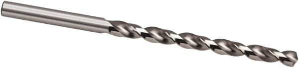 Guhring - 33/64", 130° Point, Spiral Flute, High Speed Steel Taper Length Drill Bit - Bright Finish, 134mm Flute Length, 205mm OAL, Series 219 - Apex Tool & Supply
