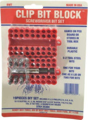 Value Collection - 17 Piece, Screwdriver Bit Set - DIY Bit - Apex Tool & Supply
