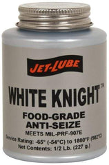 Jet-Lube - 1 Lb Can General Purpose Anti-Seize Lubricant - Aluminum, -65 to 1,800°F, White, Food Grade, Water Resistant - Apex Tool & Supply