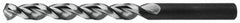 Walter-Titex - #58 130° High Speed Steel Jobber Drill - Bright Finish, Right Hand Cut, Parabolic Flute, Straight Shank, 1-7/16" OAL, Standard Point - Apex Tool & Supply