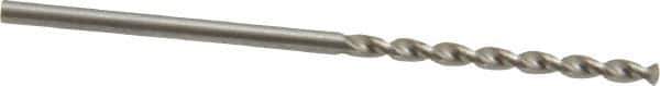 Walter-Titex - 1/16" 130° High Speed Steel Jobber Drill - Oxide Finish, Right Hand Cut, Parabolic Flute, Straight Shank, 1-11/16" OAL, Standard Point - Apex Tool & Supply