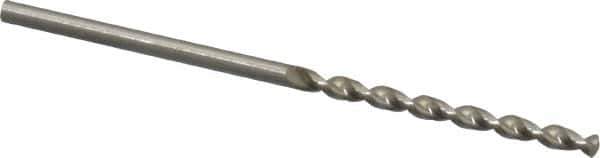 Walter-Titex - 5/64" 130° High Speed Steel Jobber Drill - Oxide Finish, Right Hand Cut, Parabolic Flute, Straight Shank, 1-15/16" OAL, Standard Point - Apex Tool & Supply