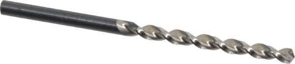Walter-Titex - 5/32" 130° High Speed Steel Jobber Drill - Oxide Finish, Right Hand Cut, Parabolic Flute, Straight Shank, 2-15/16" OAL, Standard Point - Apex Tool & Supply