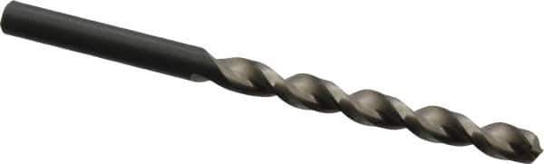Walter-Titex - 15/64" 130° High Speed Steel Jobber Drill - Oxide Finish, Right Hand Cut, Parabolic Flute, Straight Shank, 3-21/32" OAL, Standard Point - Apex Tool & Supply