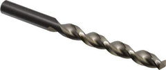 Walter-Titex - 31/64" 130° High Speed Steel Jobber Drill - Oxide Finish, Right Hand Cut, Parabolic Flute, Straight Shank, 5-15/16" OAL, Standard Point - Apex Tool & Supply