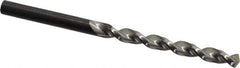 Walter-Titex - #5 130° High Speed Steel Jobber Drill - Oxide Finish, Right Hand Cut, Parabolic Flute, Straight Shank, 3-3/8" OAL, Standard Point - Apex Tool & Supply