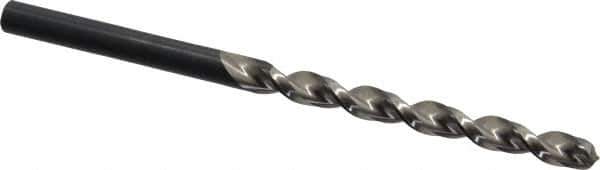 Walter-Titex - #12 130° High Speed Steel Jobber Drill - Oxide Finish, Right Hand Cut, Parabolic Flute, Straight Shank, 3-3/8" OAL, Standard Point - Apex Tool & Supply