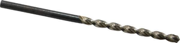 Walter-Titex - #36 130° High Speed Steel Jobber Drill - Oxide Finish, Right Hand Cut, Parabolic Flute, Straight Shank, 2-13/32" OAL, Standard Point - Apex Tool & Supply