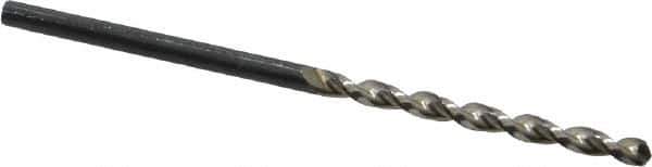 Walter-Titex - #42 130° High Speed Steel Jobber Drill - Oxide Finish, Right Hand Cut, Parabolic Flute, Straight Shank, 2-1/4" OAL, Standard Point - Apex Tool & Supply