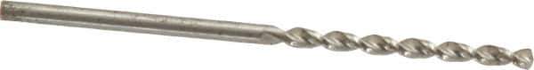 Walter-Titex - #47 130° High Speed Steel Jobber Drill - Bright Finish, Right Hand Cut, Parabolic Flute, Straight Shank, 1-15/16" OAL, Standard Point - Apex Tool & Supply