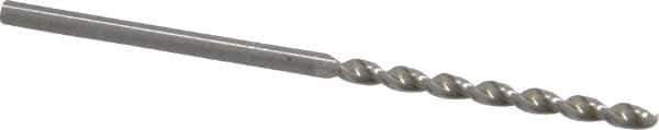 Walter-Titex - #50 130° High Speed Steel Jobber Drill - Bright Finish, Right Hand Cut, Parabolic Flute, Straight Shank, 1-13/16" OAL, Standard Point - Apex Tool & Supply
