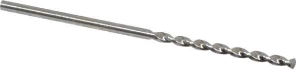Walter-Titex - #53 130° High Speed Steel Jobber Drill - Bright Finish, Right Hand Cut, Parabolic Flute, Straight Shank, 1-11/16" OAL, Standard Point - Apex Tool & Supply