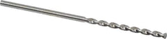 Walter-Titex - #53 130° High Speed Steel Jobber Drill - Bright Finish, Right Hand Cut, Parabolic Flute, Straight Shank, 1-11/16" OAL, Standard Point - Apex Tool & Supply