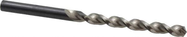 Walter-Titex - Letter D 130° High Speed Steel Jobber Drill - Oxide Finish, Right Hand Cut, Parabolic Flute, Straight Shank, 3-31/32" OAL, Standard Point - Apex Tool & Supply