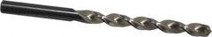 Walter-Titex - Letter K 130° High Speed Steel Jobber Drill - Oxide Finish, Right Hand Cut, Parabolic Flute, Straight Shank, 4-9/32" OAL, Standard Point - Apex Tool & Supply