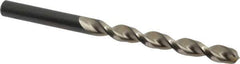 Walter-Titex - Letter P 130° High Speed Steel Jobber Drill - Oxide Finish, Right Hand Cut, Parabolic Flute, Straight Shank, 4-19/32" OAL, Standard Point - Apex Tool & Supply