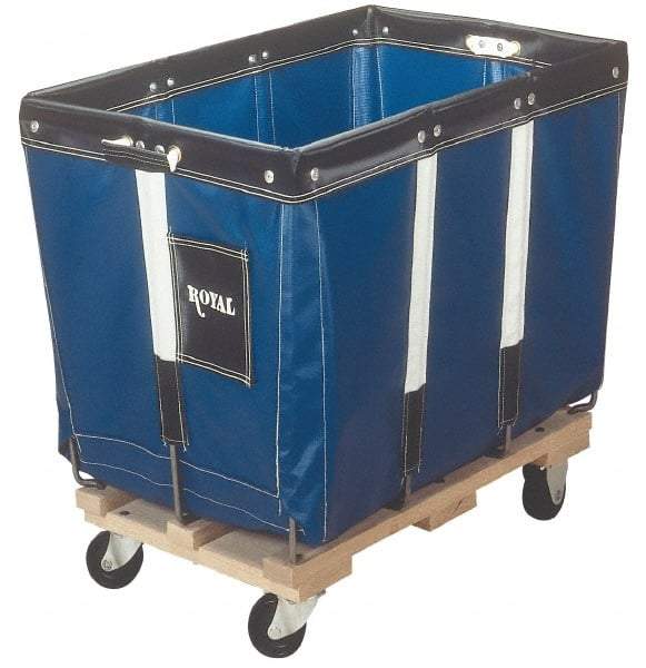 Royal Basket Trucks - 700 Lb Load Capacity, 12 Bushels, Vinyl Basket Truck - 26" Wide x 36" Long x 33-1/2" High - Apex Tool & Supply