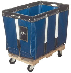 Royal Basket Trucks - 700 Lb Load Capacity, 14 Bushels, Vinyl Basket Truck - 28" Wide x 40" Long x 33-1/2" High - Apex Tool & Supply
