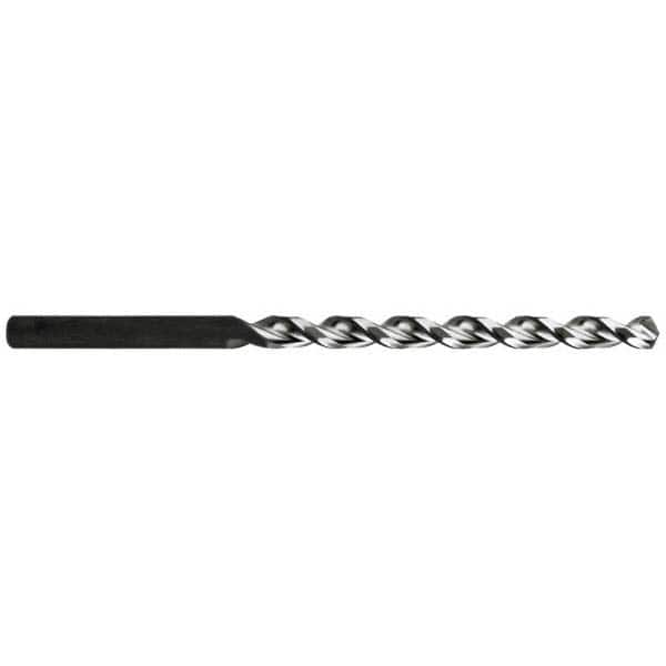 Interstate - 19/32" 135° Parabolic Flute High Speed Steel Taper Length Drill Bit - Apex Tool & Supply