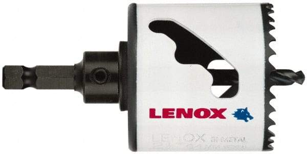 Lenox - 2-7/8" Diam, 1-1/2" Cutting Depth, Hole Saw - Bi-Metal Saw, Toothed Edge - Apex Tool & Supply