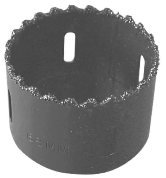 Lenox - 4-1/8" Diam, 1-5/8" Cutting Depth, Hole Saw - Carbide Grit Saw, Gulleted Edge - Apex Tool & Supply