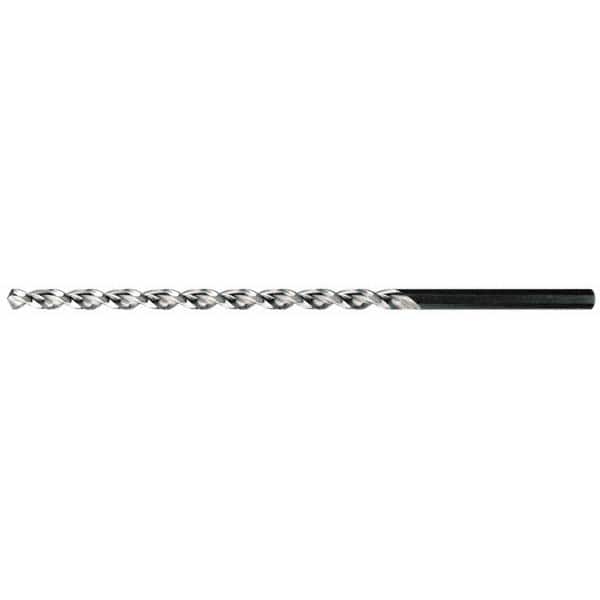 Walter-Titex - 7.9mm 130° 2-Flute High Speed Steel Extra Length Drill Bit - Apex Tool & Supply