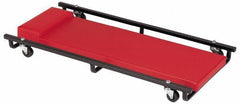 Whiteside - 570 Lb Capacity, 6 Wheel Creeper - Steel, 36" Long x 3-1/4" High x 17" Wide - Apex Tool & Supply