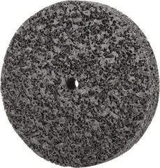 3M - 6" Diam, 1" Face Width, 1/2" Center Hole, Very Coarse Grade, Silicon Carbide Deburring Wheel - Unitized, Hard Density 7 Grade, 7,000 RPM - Apex Tool & Supply