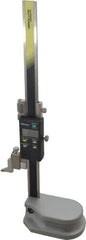 Mitutoyo - 8" Electronic Height Gage - 0.0005" Resolution, Accurate to 0.001", LCD Display, SPC Data Output - Apex Tool & Supply