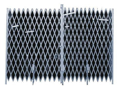 Illinois Engineered Products - 6' High x 14' Wide Bi-Parting Folding Gates - Steel - Apex Tool & Supply