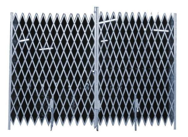 Illinois Engineered Products - 6' High x 16' Wide Bi-Parting Folding Gates - Steel - Apex Tool & Supply