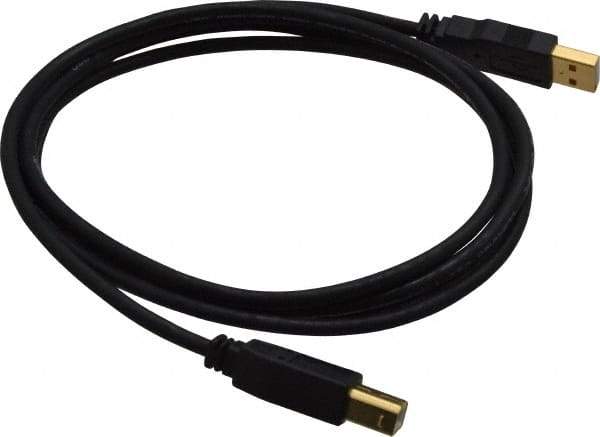 Tripp-Lite - 6' Long, USB A/B Computer Cable - Black, Male x Male - Apex Tool & Supply