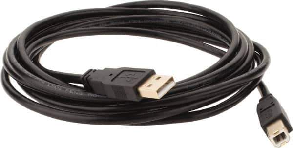 Tripp-Lite - 10' Long, USB A/B Computer Cable - Black, Male x Male - Apex Tool & Supply