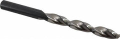 Walter-Titex - 13/32" 130° Cobalt Jobber Drill - Oxide Finish, Right Hand Cut, Parabolic Flute, Straight Shank, 5-1/4" OAL, Split Point - Apex Tool & Supply