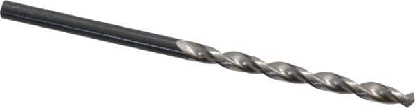 Walter-Titex - #36 130° Cobalt Jobber Drill - Oxide Finish, Right Hand Cut, Parabolic Flute, Straight Shank, 2-13/32" OAL, Split Point - Apex Tool & Supply