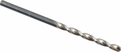 Walter-Titex - #38 130° Cobalt Jobber Drill - Oxide Finish, Right Hand Cut, Parabolic Flute, Straight Shank, 2-1/4" OAL, Split Point - Apex Tool & Supply