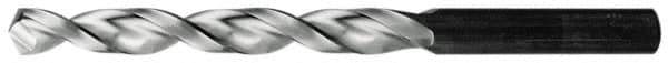 Walter-Titex - 7.7mm 130° Cobalt Jobber Drill - Oxide Finish, Right Hand Cut, Parabolic Flute, Straight Shank, 4-19/32" OAL, Split Point - Apex Tool & Supply