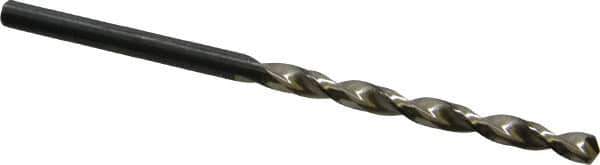 Walter-Titex - 3.4mm 130° Cobalt Jobber Drill - Oxide Finish, Right Hand Cut, Parabolic Flute, Straight Shank, 2-3/4" OAL, Split Point - Apex Tool & Supply