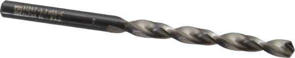 Walter-Titex - 5.2mm 130° Cobalt Jobber Drill - Oxide Finish, Right Hand Cut, Parabolic Flute, Straight Shank, 3-25/64" OAL, Split Point - Apex Tool & Supply