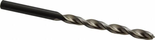 Walter-Titex - 6.2mm 130° Cobalt Jobber Drill - Oxide Finish, Right Hand Cut, Parabolic Flute, Straight Shank, 101mm OAL, Split Point - Apex Tool & Supply