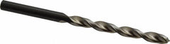 Walter-Titex - 6.2mm 130° Cobalt Jobber Drill - Oxide Finish, Right Hand Cut, Parabolic Flute, Straight Shank, 101mm OAL, Split Point - Apex Tool & Supply