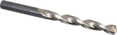 Walter-Titex - 10.8mm 130° Cobalt Jobber Drill - Oxide Finish, Right Hand Cut, Parabolic Flute, Straight Shank, 5-19/32" OAL, Split Point - Apex Tool & Supply