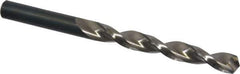 Walter-Titex - 11mm 130° Cobalt Jobber Drill - Oxide Finish, Right Hand Cut, Parabolic Flute, Straight Shank, 5-19/32" OAL, Split Point - Apex Tool & Supply