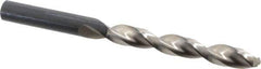 Walter-Titex - 11.2mm 130° Cobalt Jobber Drill - Oxide Finish, Right Hand Cut, Parabolic Flute, Straight Shank, 5-19/32" OAL, Split Point - Apex Tool & Supply